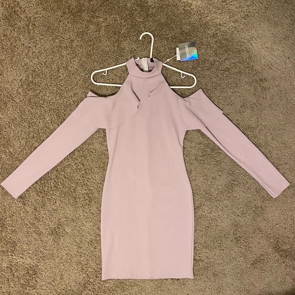purple dress